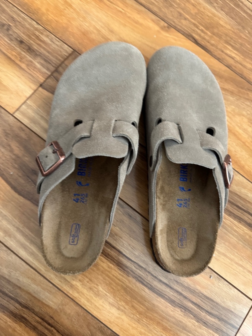 Birkenstock Suede Clogs